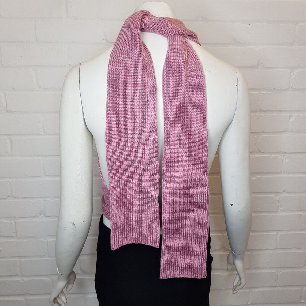 Free People Beach Orchid Convertible Tank Top Medium UK 12 Pink Knit Halter BN - Picture 3 of 10